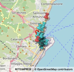 Mappa Via Gagini, 98121 Messina ME, Italia (1.041)