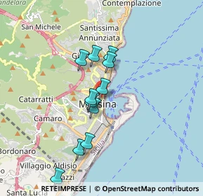 Mappa Via Antonio Laudamo, 98122 Messina ME, Italia (1.63909)