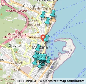 Mappa Via Antonio Laudamo, 98122 Messina ME, Italia (1.054)