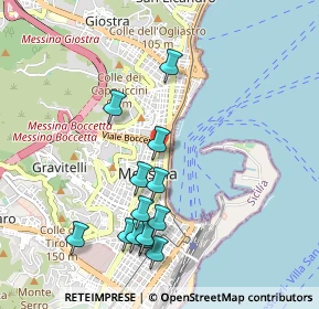 Mappa Via Antonio Laudamo, 98122 Messina ME, Italia (1.12077)