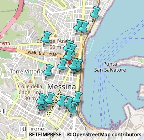 Mappa Corso Cavour, 98121 Messina ME, Italia (0.4695)