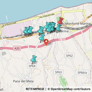 Mappa Via Bachelet, 98042 Giammoro ME, Italia (0.85)