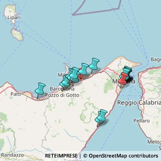 Mappa Via Bachelet, 98042 Giammoro ME, Italia (14.9835)