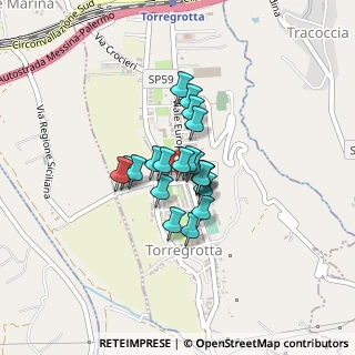 Mappa Via A. Manzoni, 98040 Torregrotta ME, Italia (0.2715)