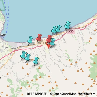 Mappa Via Annibale di Francia Canonico, 98040 Torregrotta ME, Italia (3.54455)