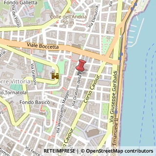 Mappa Via Oratorio della Pace,  13, 98122 Messina, Messina (Sicilia)