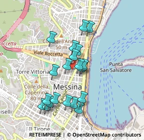 Mappa Via Romagnosi, 98122 Messina ME, Italia (0.456)