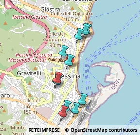 Mappa Via Enrico Martinez, 98122 Messina ME, Italia (0.99091)