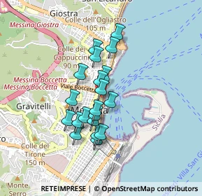 Mappa Via Mario Aspa, 98122 Messina ME, Italia (0.74)