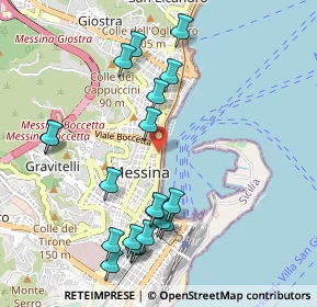 Mappa Via Mario Aspa, 98122 Messina ME, Italia (1.228)