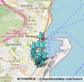 Mappa Via Mario Aspa, 98122 Messina ME, Italia (1.0325)