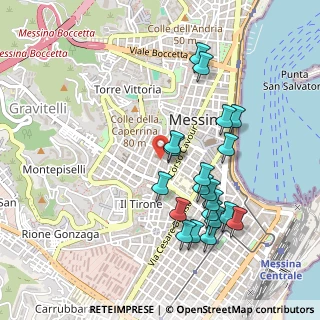Mappa Via San Domenico Savio, 98122 Messina ME, Italia (0.536)