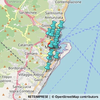 Mappa Via San Domenico Savio, 98122 Messina ME, Italia (1.12)