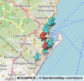 Mappa Via Lenzi, 98122 Messina ME, Italia (1.12154)