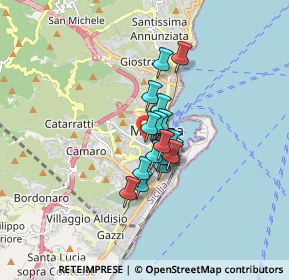 Mappa Via Felice Bisazza, 98122 Messina ME, Italia (1.10647)