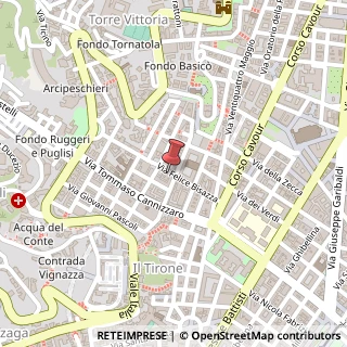 Mappa Via Felice Bisazza, 27, 98122 Messina, Messina (Sicilia)