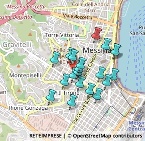 Mappa Via Lenzi, 98123 Messina ME, Italia (0.398)