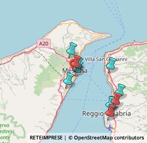 Mappa Via Lenzi, 98123 Messina ME, Italia (7.49455)