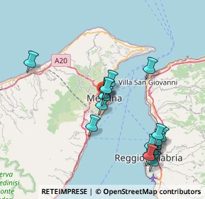 Mappa Via Lenzi, 98122 Messina ME, Italia (8.87882)
