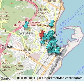 Mappa Via Lenzi, 98123 Messina ME, Italia (0.612)