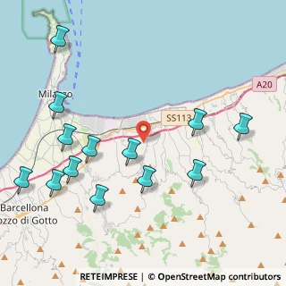 Mappa 98042 Pace del Mela ME, Italia (5.50923)