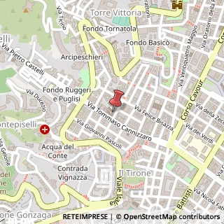 Mappa Via Sacro Cuore di Ges?, 1, 98122 Messina, Messina (Sicilia)