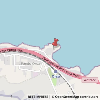 Mappa Via della Tonnara, 65, 90045 Cinisi, Palermo (Sicilia)