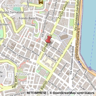 Mappa Corso Cavour, 72, 98122 Messina, Messina (Sicilia)