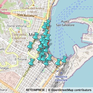 Mappa Via Vittorio Emanuele II, 98122 Messina ME, Italia (0.363)