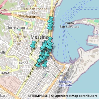 Mappa Via Vittorio Emanuele II, 98122 Messina ME, Italia (0.3065)