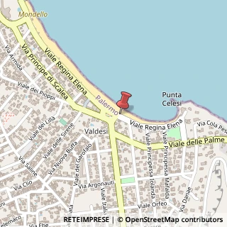 Mappa Viale Regina Elena, 27, 90151 Palermo, Palermo (Sicilia)