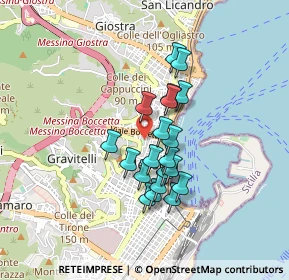 Mappa Via San Paolo, 98122 Messina ME, Italia (0.7375)