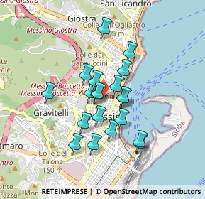 Mappa Via San Paolo, 98122 Messina ME, Italia (0.7475)