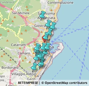 Mappa Via San Paolo, 98122 Messina ME, Italia (1.61813)