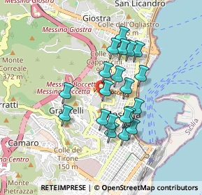 Mappa Località Cristo Re, 98122 Messina ME, Italia (0.802)