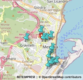 Mappa Località Cristo Re, 98122 Messina ME, Italia (0.89083)
