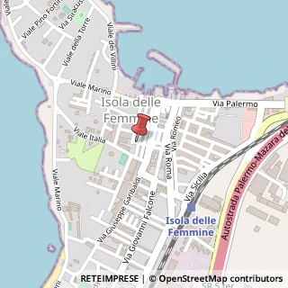 Mappa Via G. Mazzini, 53, 90040 Isola delle Femmine, Palermo (Sicilia)