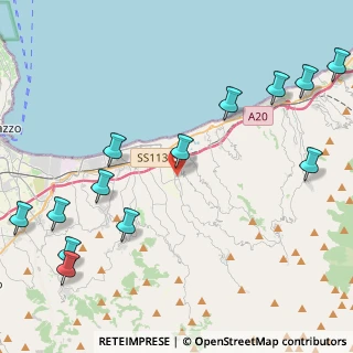 Mappa Via Alcide de Gasperi, 98040 Torregrotta ME, Italia (6.31)