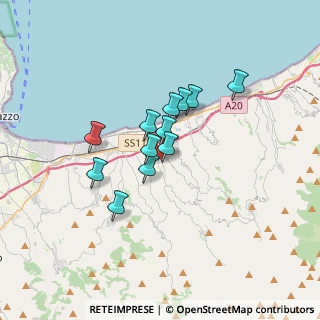 Mappa Via Alcide de Gasperi, 98040 Torregrotta ME, Italia (2.66333)