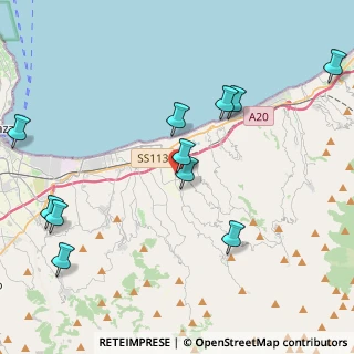 Mappa Via Alcide de Gasperi, 98040 Torregrotta ME, Italia (5.31818)
