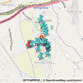 Mappa Via Alcide de Gasperi, 98040 Torregrotta ME, Italia (0.3125)