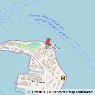 Mappa Via San Raineri, snc, 98122 Messina, Messina (Sicilia)