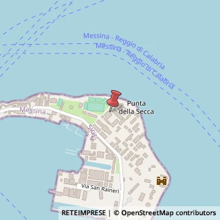 Mappa Zona falcata, 98122 Messina ME, Italia, 98122 Messina, Messina (Sicilia)