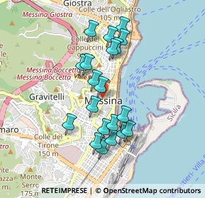 Mappa Via 98122, 98122 Messina ME, Italia (0.8915)