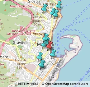Mappa Corso Cavour, 98122 Messina ME, Italia (0.86538)
