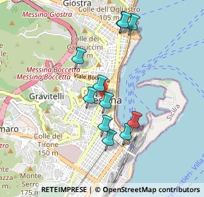 Mappa Via 98122, 98122 Messina ME, Italia (0.91455)