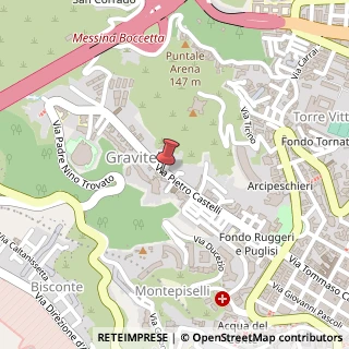 Mappa Via Pietro Castelli, 85, 98122 Messina, Messina (Sicilia)