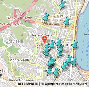 Mappa Via Amari Michele, 98122 Messina ME, Italia (0.609)