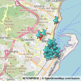 Mappa Via Amari Michele, 98122 Messina ME, Italia (0.9615)