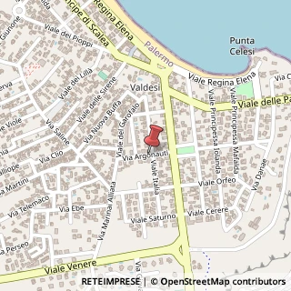 Mappa Via Argonauti,  2, 90149 Palermo, Palermo (Sicilia)